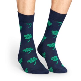 Happy Socks Unisex Big Luck Sock, Blau (Navy 6000, 41-46