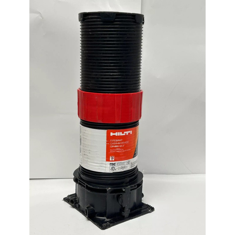 HILTI CP 680-M 3" Cast-In Firestop Device with Extension Tube