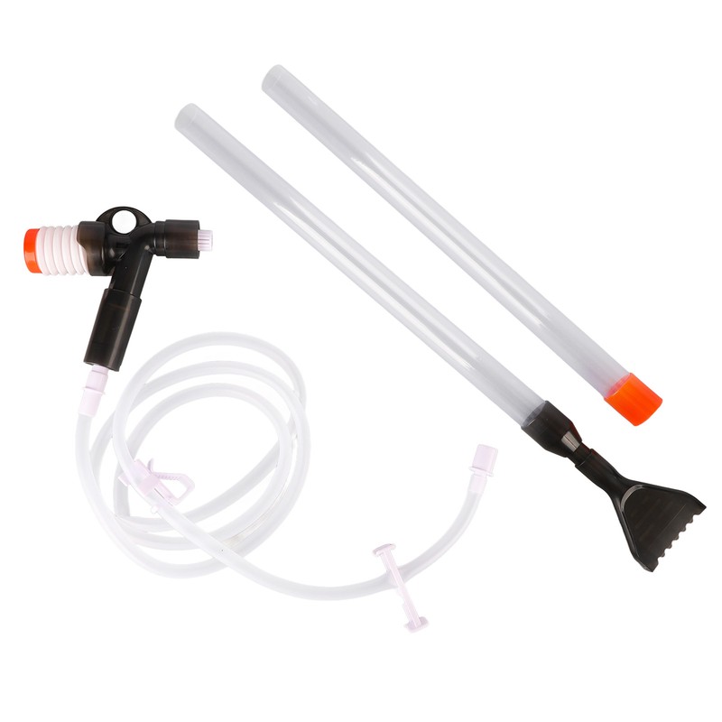 Manual Aquarium Water Changer Safe Efficient Fish Tank Gravel Cleaner
