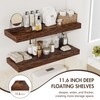 Acovy 24 Inch Floating Shelves, 12" Deep Floating Shelf Wall