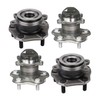 Bode-man 4PC Front and Rear Wheel Bearing and Hub Assembly