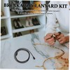 Gatuida 30Sets Breakaway Clasp Lanyard Kit with Nylon String Cords