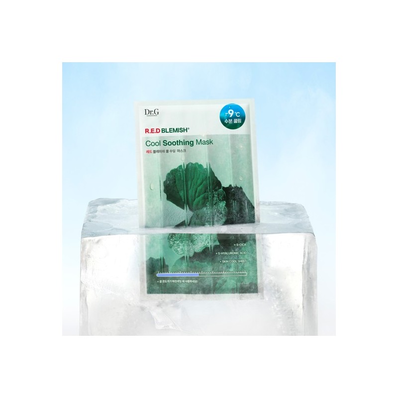 Dr.G Red Blemish Cool Soothing Mask 10 Sheets / 닥터지