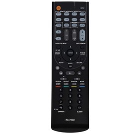 RC-799M Replace Remote Control Applicable for Onkyo AV Audio Video Receiver TX-SR313 HT-R391 HT-RC330 HT-S3500 HT-RC430 HT-R548 HT-S5500 HT-R591 HT-R558 HT-R590 TX-SR309 HT-R590B HT-S5400 HT-R558B