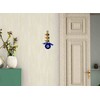 Purpledip Lotus Ganesha: Vastu Feng Shui Lucky Charm Wall Hanging