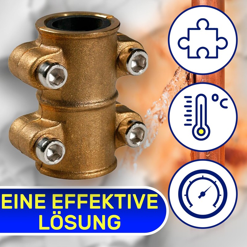 Sealing Clamp for Copper Pipe Diameter 12 mm Made of