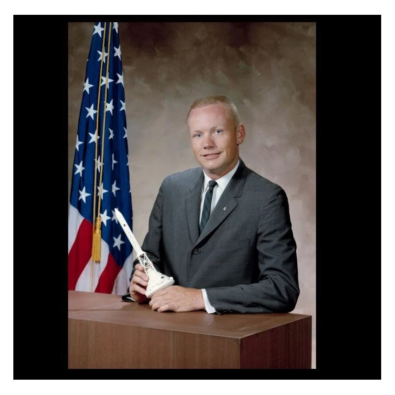 Young Neil Armstrong Portrait PHOTO, 1964, Apollo 11 Astronaut FIRST