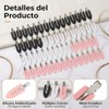 60PCS Broches para Cabello de Mujer, Pinza sin Doblars |