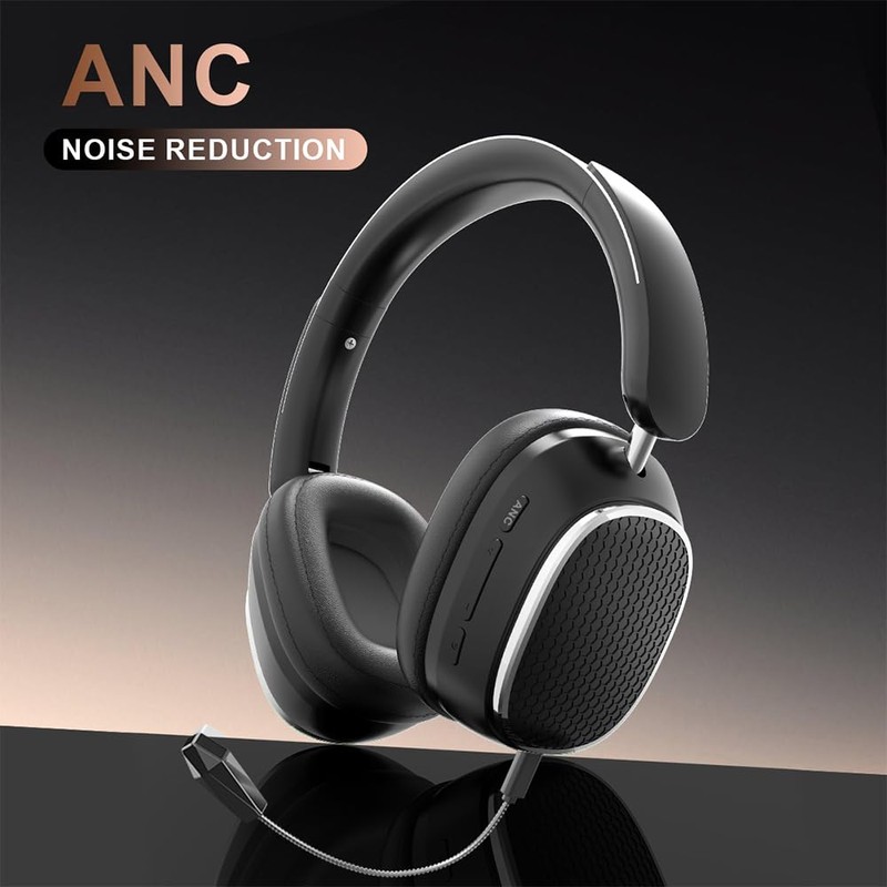 IHAO Premium Wireless Bluetooth 5.3 Over-Ear Headset with Active Noise
