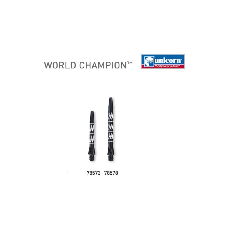 Unicorn World Champion Dart Shafts | Anodised Aluminium Alloy |