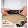 KEMISANT Men Belt 2 Pack, Leather Ratchet Belt Easy Click