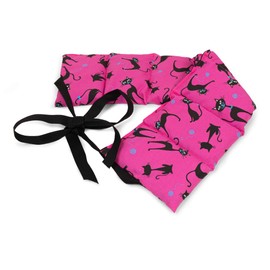 Lavender + Linseed Heat Cushion 7 Chamber with Ribbon 65 x 15 cm Cat Pink Heat Cushion Grain Cushion Back Lumbar