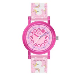Ice-watch Ice Learning Ice Watch, Watch, For Kids, Women, 1.3 inches (32 mm), 3 Hands, pink unicorn