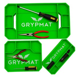 Grypmat Plus TRIO - Flexible and Durable Tool Mat for Pro and DIY Mechanics - colour: Green