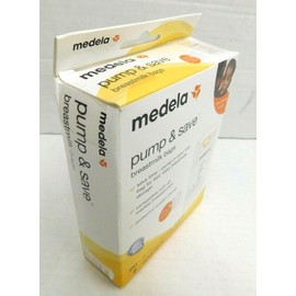 Medela Pump & Save Breast Milk Bags 20 Bags & 2 Adapters