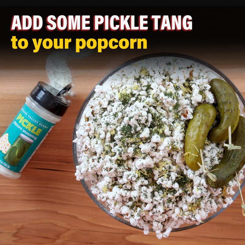 Dill Pickle Seasoning for Popcorn - Wabash Valley Farms Dill