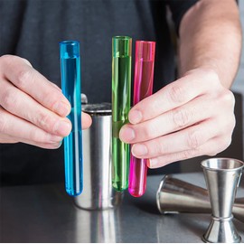 Valchemist Test Tube Shot Glasses Pack of 33 Neon Pink 3/4oz Shooters