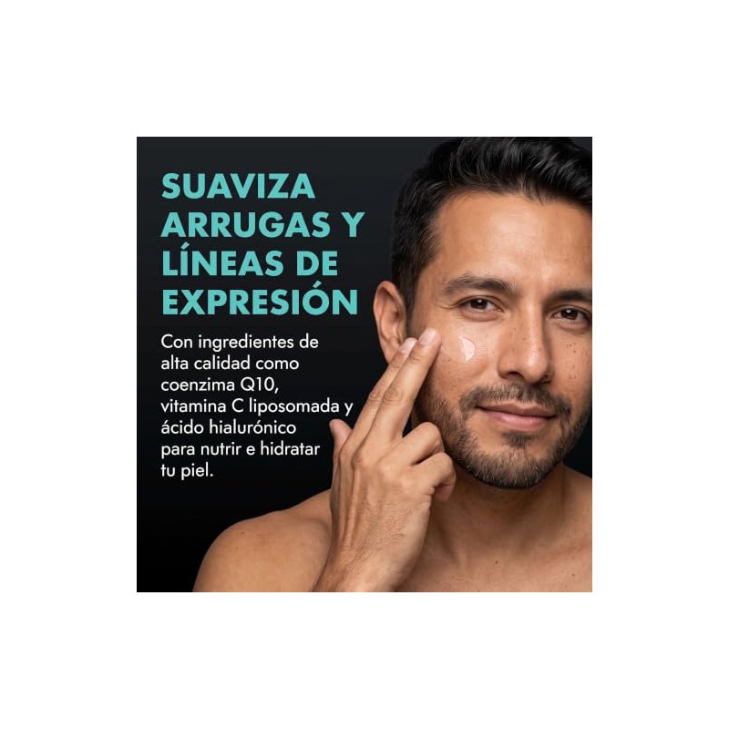 SMOOTH Sérum Anti Arrugas Hombres | Coenzima Q10, Elastina y