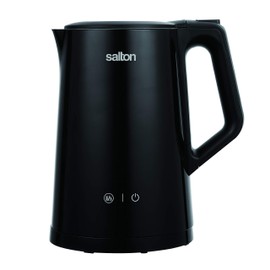 Salton JK1956 Cool Touch Digital Temperature Control, 1.5 L Electric Kettle, Black