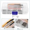 Outanaya Eyeglass Repair Kit Glasses Screws and Nuts with Tools