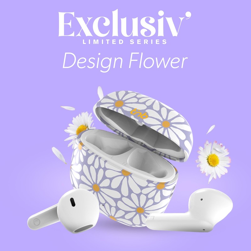 T'nB Exclusive Collection Bluetooth Headphones, Bluetooth 5.3 with Built-in Microphone,