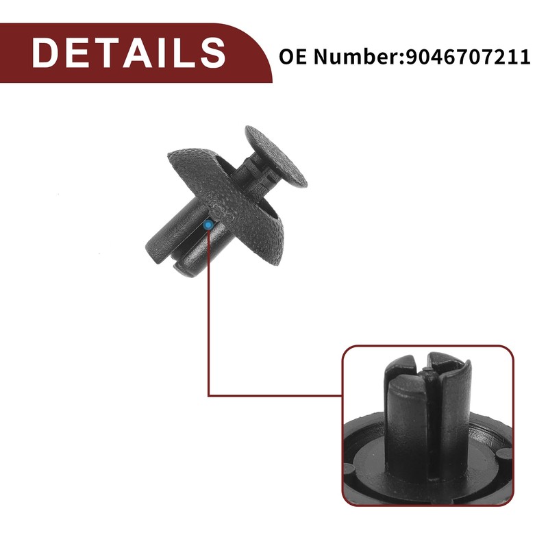 TUCKBOLD Toyota 4Runner 2010-2020 Vehicle Front Fender Skirt Clip Durable