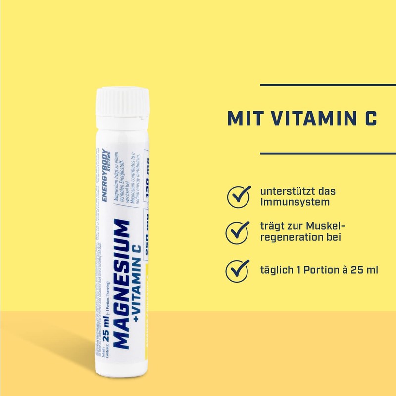 Energy Body Magnesium Pineapple 20x25ml, 500 ml [German Import]