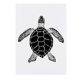 'Sea Turtle Top View' Temporary Tattoo - Water Resistant, Skin-Safe, Non-Toxic Transfer (TO00082567)