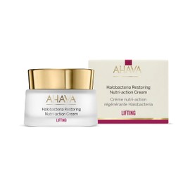 AHAVA Halobacteria Restoring Nutri-Action Cream - Anti-Aging, Ultra-Nourishing for stressed, mature & lacklustre skin, lifts, smoothes & restores luminosity, with Osmoter Hamamelis & Shea, 1.7 Fl.Oz