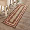 VHC Brands Ginger Spice Rug Hall Runner with PVC Pad,