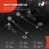 A-Premium Set of 4, Front Inner Outer Tie Rod End