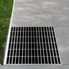 Galvanized Steel Drain Grate, 23.6"x23.6" Outdoor Drain Cover, Heavy Duty