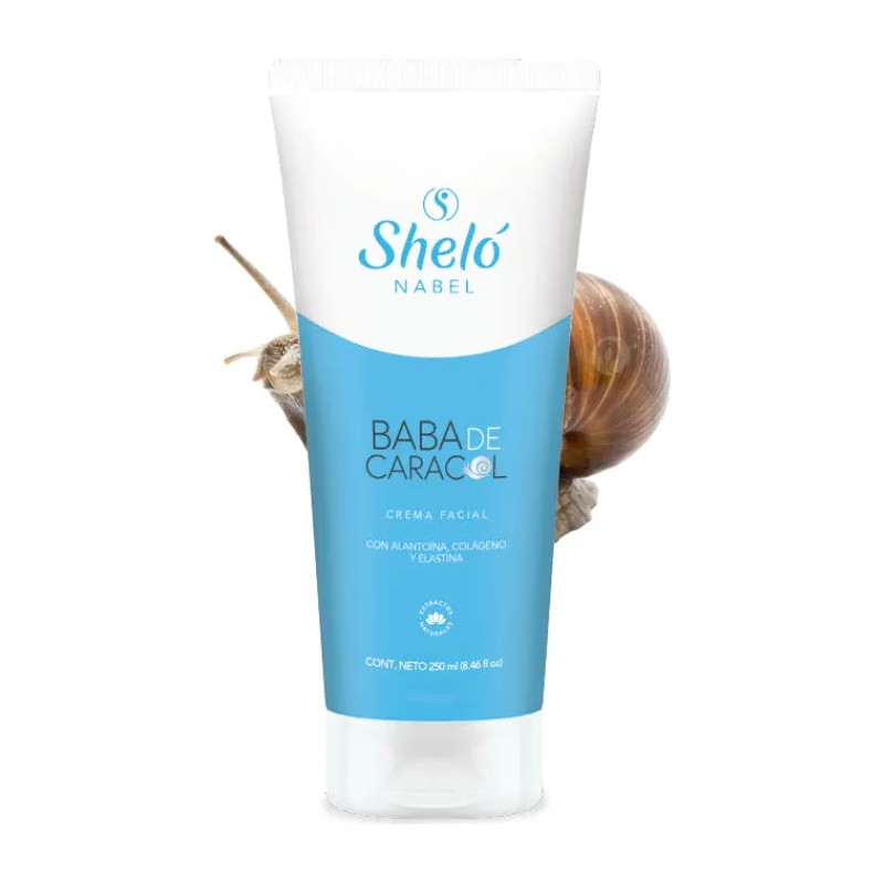 Crema Facial Baba de Caracol 250g Antimanchas Regeneradora Piel