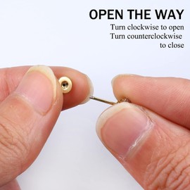 LOLIAS 2MM 14K Gold Studs Earrings for Women Men Flat Back Stud Earrings Hypoallergenic Stainless Steel Earrings Set Cubic Zirconia Screwback Earrings Cartilage Piercing Tiny Stud Earrings 20G