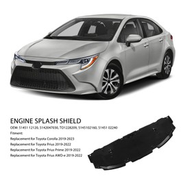 Acouto Engine Splash Replacement for Toyota2019-2023, OE 51451 12120, Stable Support, Engine