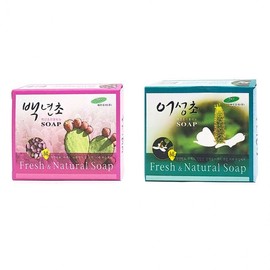 Jws Beauty Soap Eoseongcho/Baeknyeoncho 85g/Individually packaged/Washing soap Jaewoo 85g of Baeknyeoncho 5ea