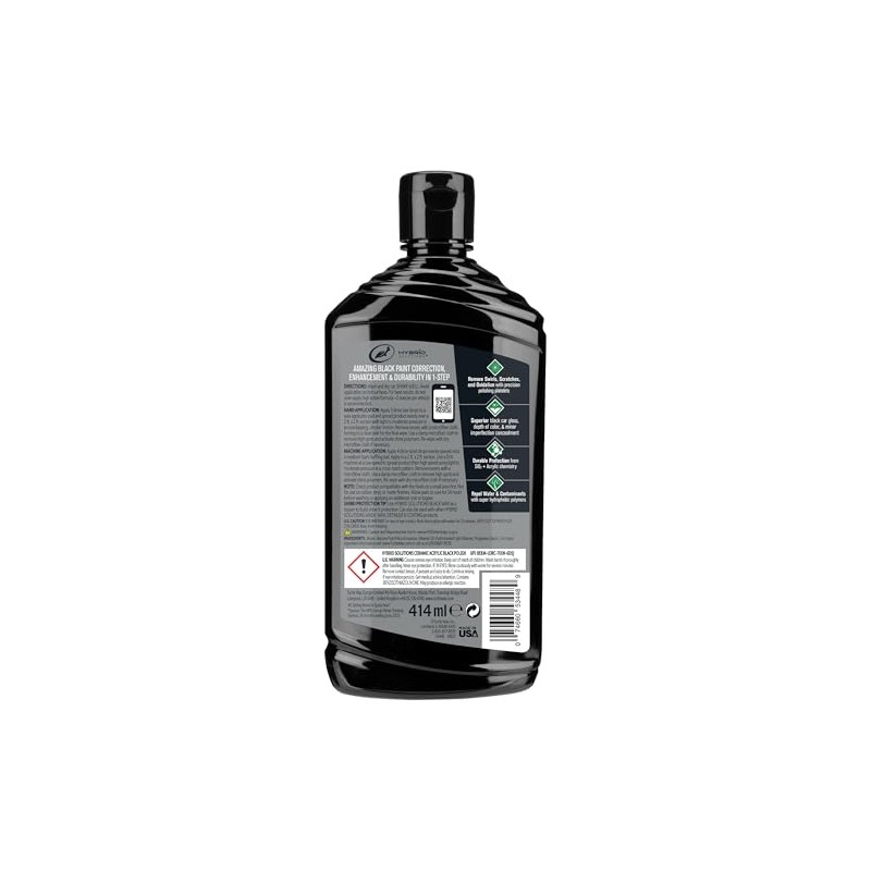 Turtle Wax Hybrid Solutions Esmalte de Cerámica Acrílico Negro 53448,