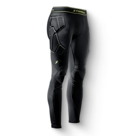 Storelli BodyShield - Leggings de Portero 3, protección de Alto Impacto, Absorbe el Sudor, Resistente a los Rayos UV, para fútbol y Deportes Resistentes, Color Negro, Talla M Juvenil