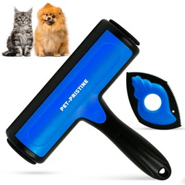 Pet-Pristine Pet Hair Remover Roller and Mini Detailer Combo Pack - Effortless Cats and Dogs Reusable Hair Removal for Couches, Beds, Carpets, Furniture
