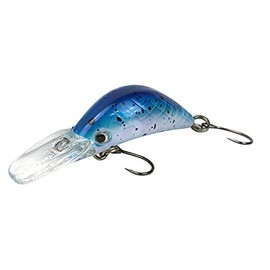 FTM Masu Security Wobbler 3 cm 1.6 g – Trout Wobbler, Colour: Blue / Mother-of-Pearl / Black Speckled