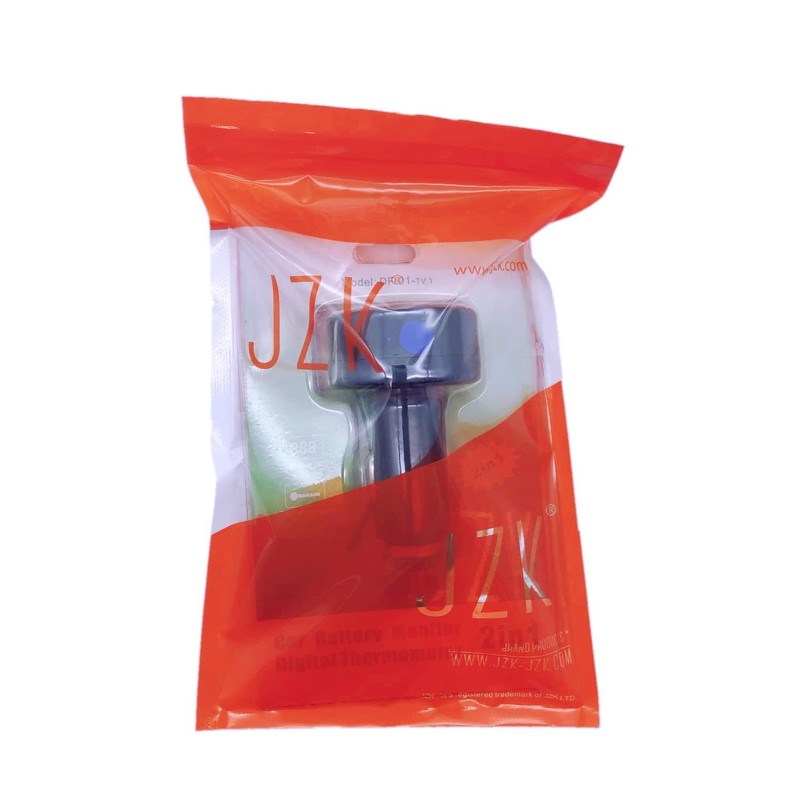 JZK 2 in 1 car Truck Bus Voltmeter & Thermometer