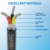 18 Gauge 3 Conductor Shielded Wire 50FT, UL2464 18 AWG