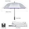 G4Free 54 Inch UV Protection Golf Umbrella UPF 50+ Large