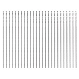 HARFINGTON 25pcs Micro Jobber Twist Drill Bits #79 0.35mm / 0.015" High Speed Steel HSS Mini Drilling Bit Tool for Stainless Steel Aluminum Wood Plastic