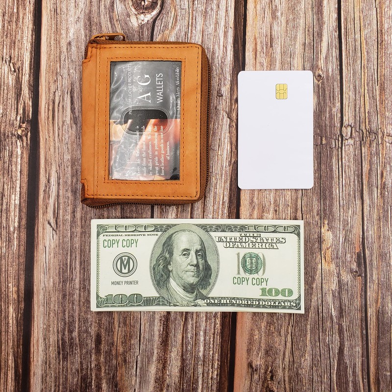 ag wallets AG Wallets Mens Zip Around Leather Wallet with