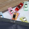 GWHOLE Pack of 108 Fabric Clips Sewing Accessories Plastic 6