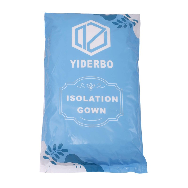10PCS Isolation Gown Disposable Gowns - Waterproof Full Coverage Protection