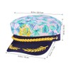 KESYOO Captain Hat Embroidery Sailor Costume Cap Hat for Women