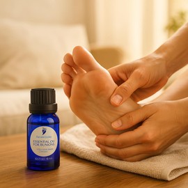 Bunion Essential Oil for Bunions & Hallux Valgus Massage, Juanetes Care & Rub. Specially Formulated for Bunyons. Therapeutic Grade Oils with Lavender