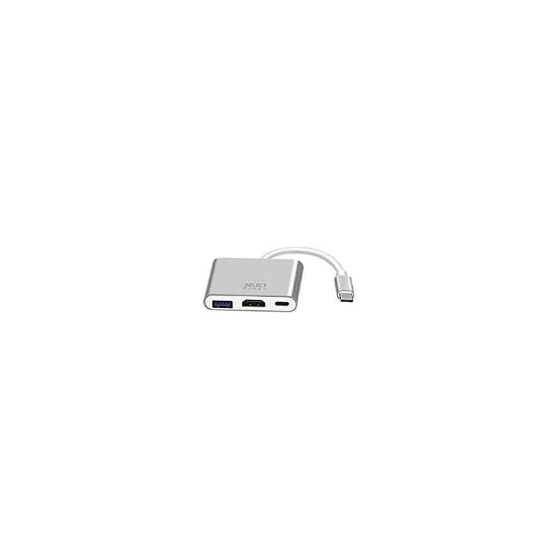 Select Sound Adaptador USB C a HDMI, 3 en 1